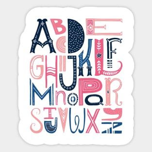 Alphabet Sticker